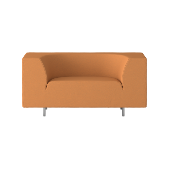 Orange Loveseat